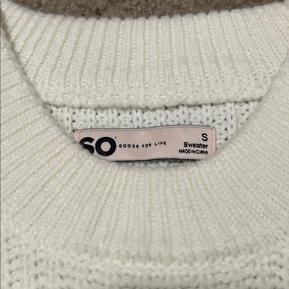 Cream Knit Sweater - Picture 3 of 7